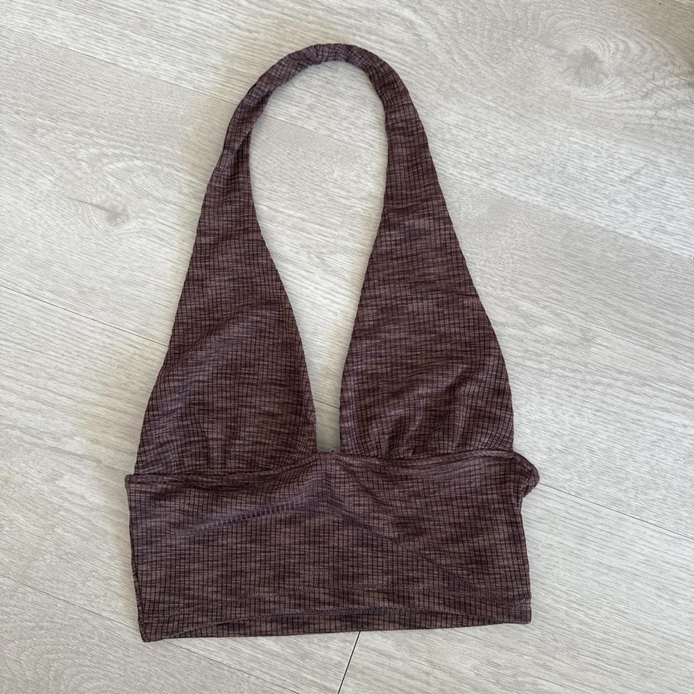 H&M Brown Crop Top